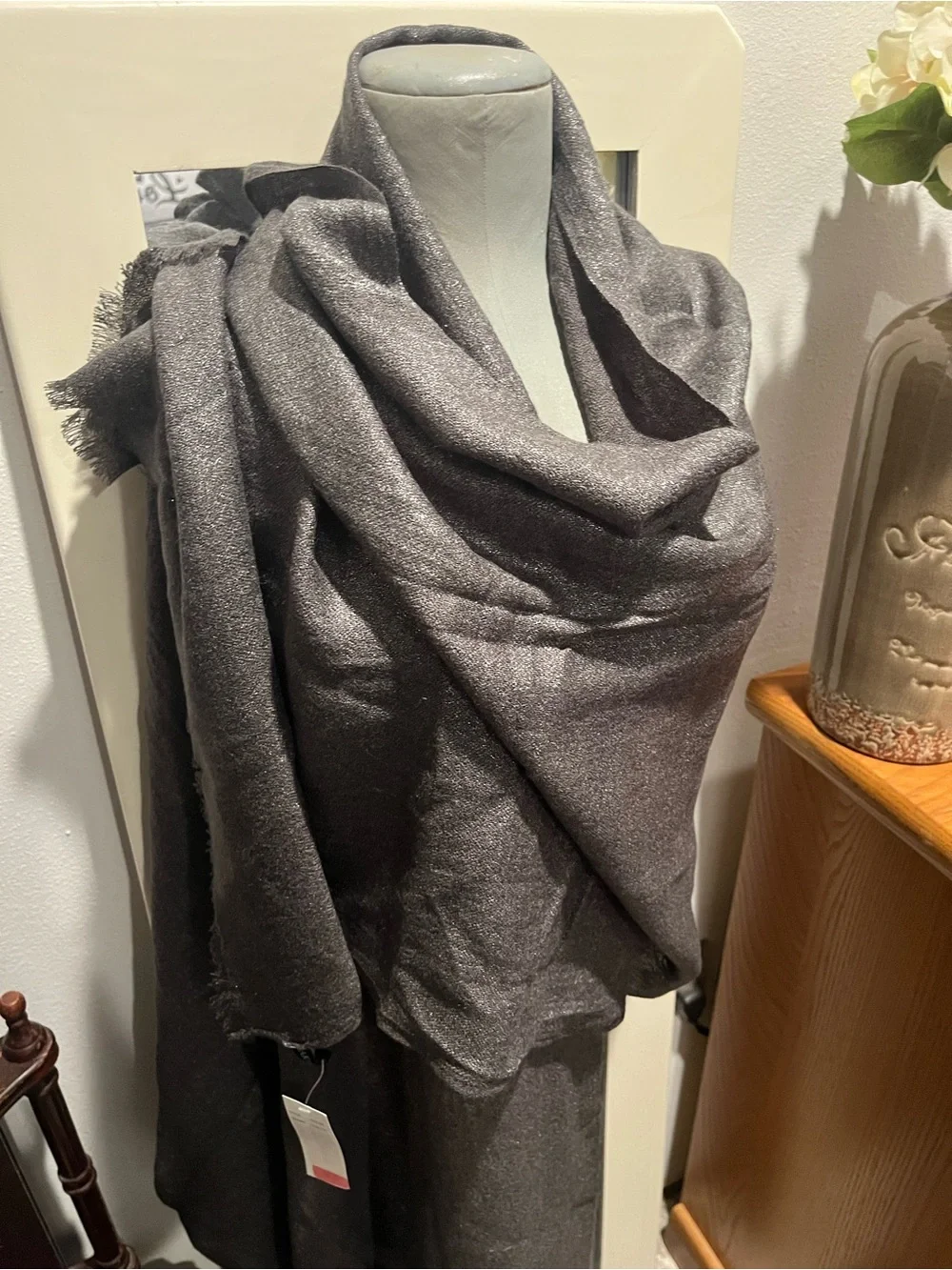 Anne Klein Metallic Scarf/Wrap